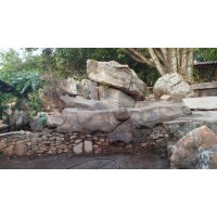 Fontes, cascatas e pedras artificiais