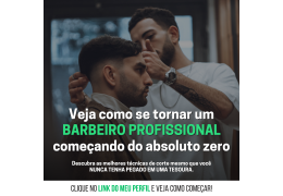Curso de barbeiro profissional