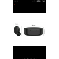 Dê uma olhada em Fone De Ouvido Sem Fio E6s Bluetooth 5.0 Tws Preto