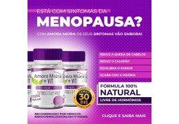 Amora Miura + Vit - Tratamento Natural para Menopausa - Frete Grátis Hoje