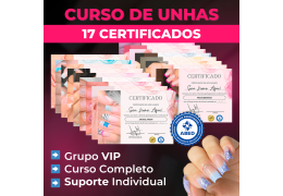 Curso nail academy / 17 certificados