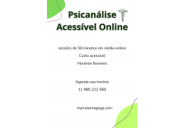 Psicanálise Online com Valor Acessível