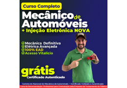 GUIA DE Mecânico de automóveis +injeção completa +gnv(com certificado)
