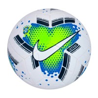 Bola de futebol Nike branco e verde