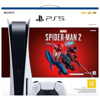 PlayStation 5 Standard Edition Branco + Marvels Spider Man 2 + Controle Sem Fio Dualsense
