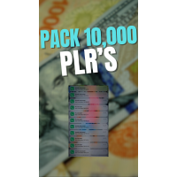 Pack 10,000 Plr's