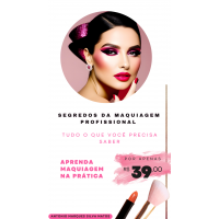 Um e-book com dicas de maquiagem Seja uma maquiadora profissional