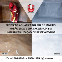 Impermeabilização de cisternas de água com a União Ltda no Rio de Janeiro