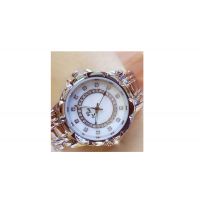 Relógio de pulso feminino diamante strass, elegante senhoras, relógio de ouro
