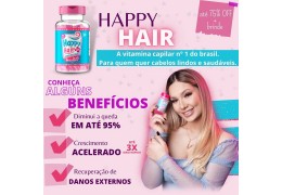 Happy Hair vitamina capilar numero 1 em vendas no Brasil