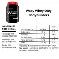 Kit 2x Waxy Whey Protein 900g + 2x Bcaa + 2x Creatina 100g + 2x Glutamina 100g + Coquetele