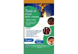 Aéreo Recife Caruaru com a Paixão de Cristo