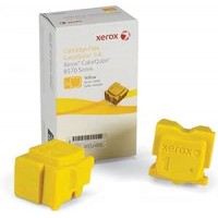 Cera Sólida Xerox ColorQube 8570/8580 Amarelo - 108R00938 - Caixa C/2 bastões