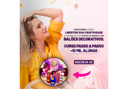 Curso de Bolões Decorativos para Festas Decora Bubble Online