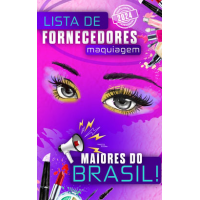 Lista de Fornecedores de Maquiagem do Brasil+ebook