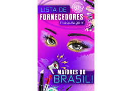 Lista de Fornecedores de Maquiagem do Brasil+ebook