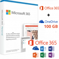 Office 365 Pro Plus 5 PCs 100GB One Drive PC e Mac Licença Vitalícia Envio Imediato