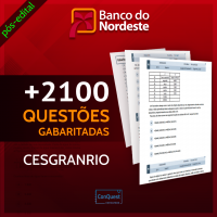 +2100 Questões CESGRANRIO - BNB Analista bancário
