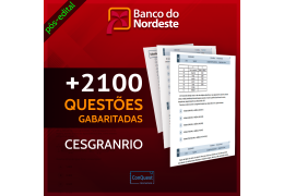 +2100 Questões CESGRANRIO - BNB Analista bancário