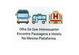 Passagens de Ônibus e Hotéis
