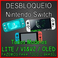 Serviço Desbloqueio de Nintendo Switch TODOS OS MODELOS