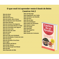 E-book de Bolos Caseiros da Vó Rosalina VOl.2