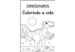 Ebook de colorir Dinossauros