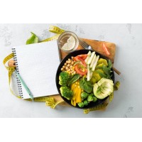 Caderno de receitas para dieta, e coisas saudáveis em sua vida