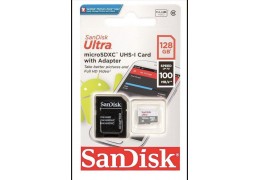 Cartão Memória Micro Sd Sandisk 128gb Classe 10 Ultra 100MB/S