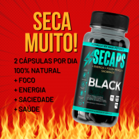 Secaps Black! Emagrecedor mais potente do Brasil!