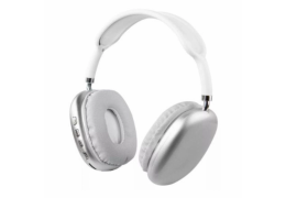 Fone de Ouvido P9 Bluetooth com Cancelamento de Ruído - Branco