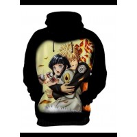 Blusa De Moletom Personalizada Anime Naruto Hinata Amor