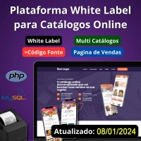 Catálogo Online Multi Lojas White Label Script PHP V2.33