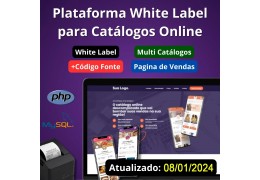 Catálogo Online Multi Lojas White Label Script PHP V2.33
