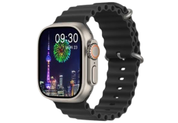 Smartwatch HW9 Pro MaxTela Amoled Gps Bluetooth 49 Mm Borda Fina Cor:Preto