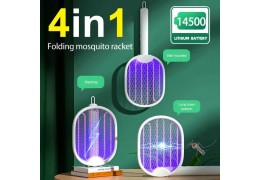 Raquete anti mosquito com luz UV