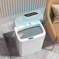 Lixeira com Sensor Automático Inteligente Abre Fácil em Toque Cesto Lixo Casa Quarto Banhe