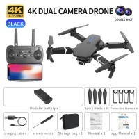 Drone Zangão Profissional E88 4k Câmera Grande