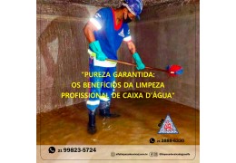Limpeza profissional para cisternas de água com a Alfa