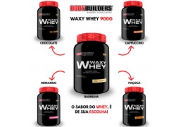 Kit 2x Waxy Whey Protein 900g + 2x Bcaa + 2x Creatina 100g + 2x Glutamina 100g + Coquetele