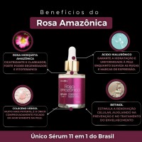 Rosa Amazonica - Reduz a aparência das rugas