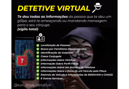 Detetive Virtual - Investigação de Golpes - Localização de Pessoas - Rastreamento etc...
