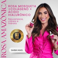 Serum Rosa Amazônica Mosqueta+ácido Hialuronico+retinol+verisol