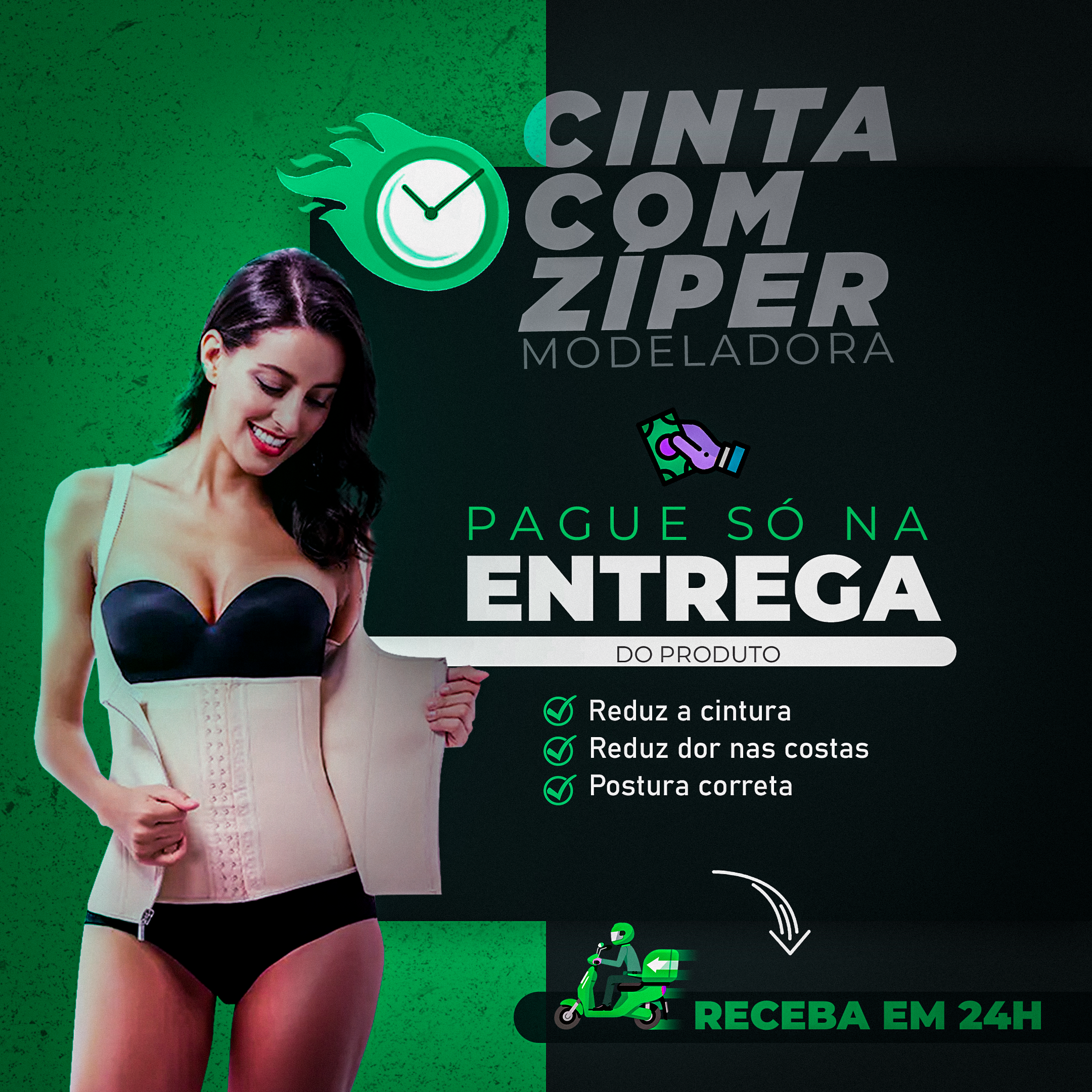 Cinta Colete Modeladora