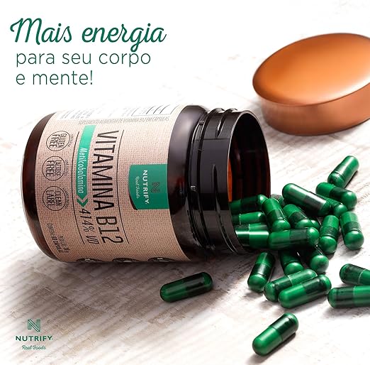 Complexo de Vitaminas Nutrify - Multivitamínico com 12 Vitaminas e Minerais - 60 Cápsulas