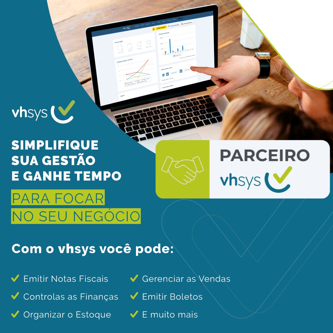 Vhsys Sistema ERP , Processos empresárias , emissão de NF-E etc