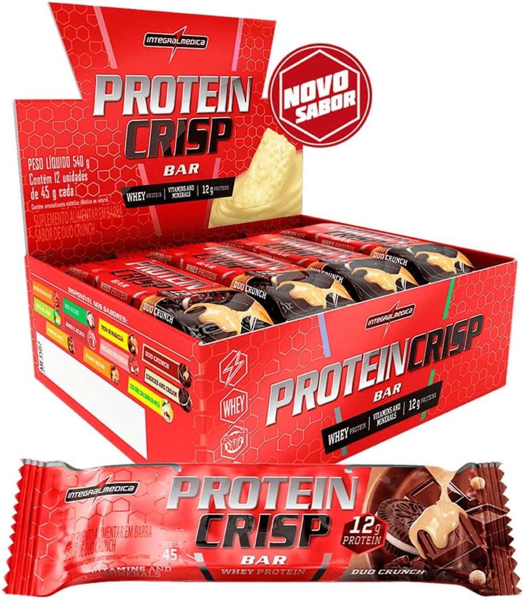 Integralmédica - Barra de Proteína Whey Protein Crisp Bar Duo Crunch