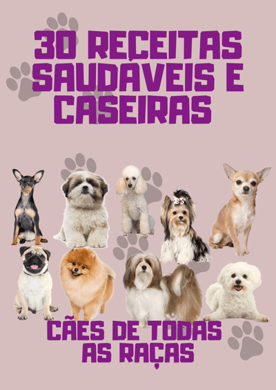 Ebook 30 receitas saudáveis para pet