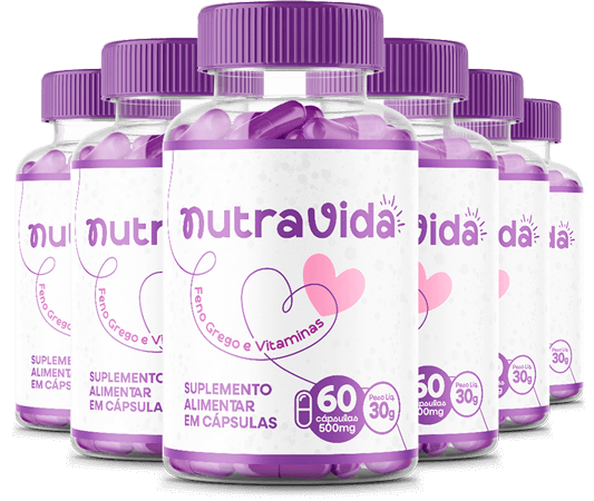 Nutravida - Suplemento Alimentar com Feno Grego e Vitaminas para Sua