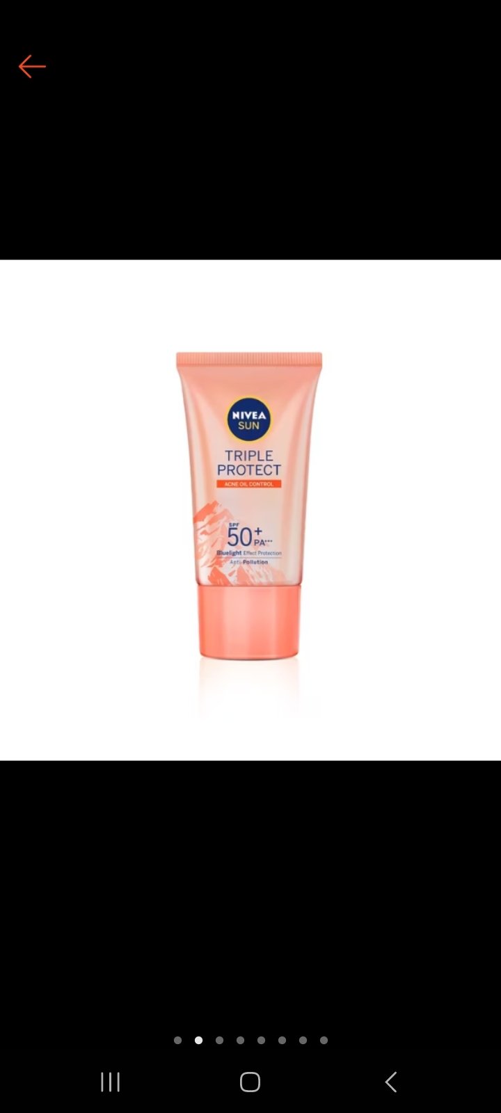 Protetor solar nivea tripla proteção